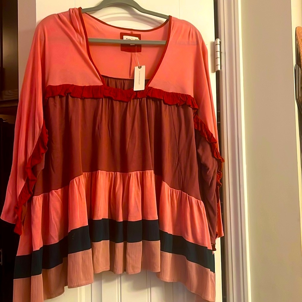 Anthropologie three tiered top New with tags
